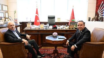 Başkan Böcek CHP Genel Başkanı Kılıçdaroğlu'nu ziyaret etti
