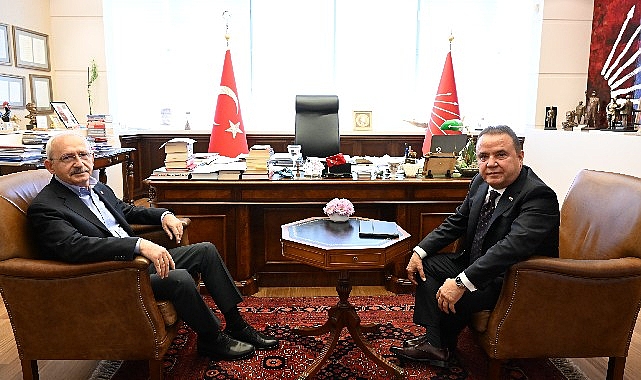 Başkan Böcek CHP Genel Başkanı Kılıçdaroğlu'nu ziyaret etti