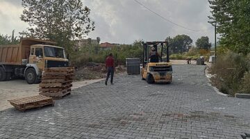 Beldibi'nde Yol Yapım Çalışmaları Sürüyor