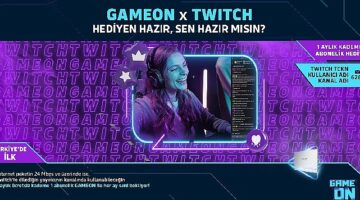 Türk Telekom GAMEON'dan Türkiye'de Bir İlk Daha: Ücretsiz Twitch Aboneliği