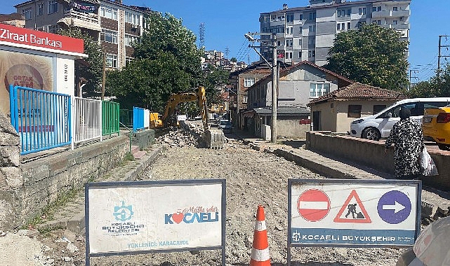 Yenidoğan Derince Caddesi'nin Çehresi Değişiyor