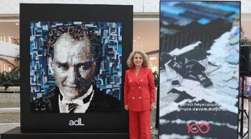 adL'nin Cumhuriyet'in 100. Yılına Özel Anlamlı Atatürk Portresi 12 Ekim'e Kadar Vadistanbul'da Sergilenecek