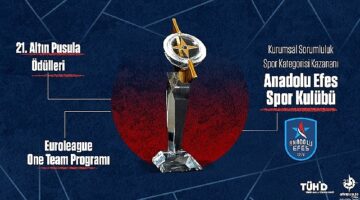 Anadolu Efes Spor Kulübü'nün One Team Sosyal Sorumluluk Projesi, Altın Pusula'ya Layık Görüldü