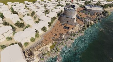 Antalya Büyükşehir'den Hıdırlık Kulesi çevresine seyir terası projesi