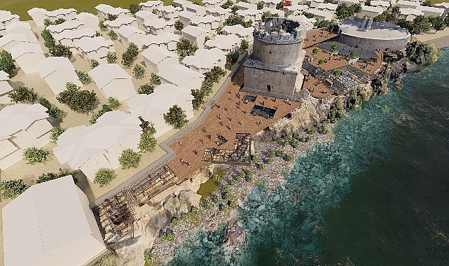 Antalya Büyükşehir'den Hıdırlık Kulesi çevresine seyir terası projesi