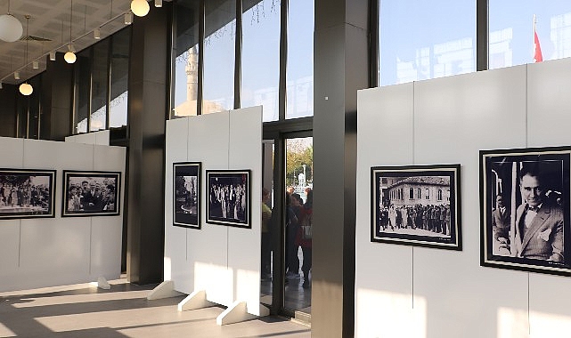 Başkan Çerçioğlu Atatürk resimleri sergisi'nin açılışını yaptı