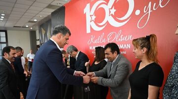 Başkan Kocaman'ın okul müdürleriyle 100 yıl buluşması