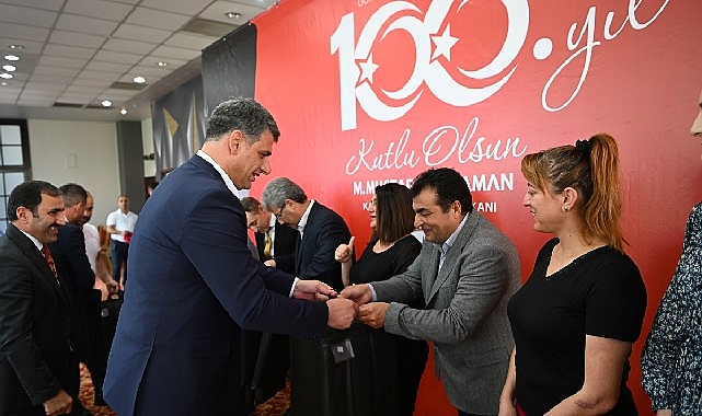 Başkan Kocaman'ın okul müdürleriyle 100 yıl buluşması