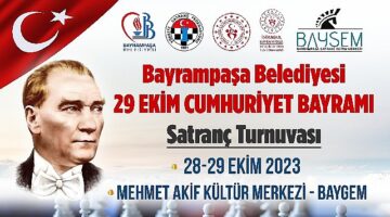 Bayrampaşa Belediyesi, Cumhuriyetin 100. yılı satranç turnuvası düzenliyor