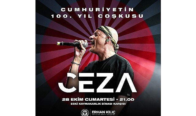 – Buca Cumhuriyet'in 100. yılını Ceza konseri ile kutlayacak  