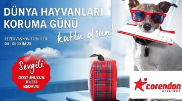Corendon Airlines'tan Dünya Hayvanları Koruma Günü'ne Özel Kampanya