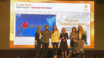 Gilead Türkiye'nin &apos;Tek Ses Farkındalık Projesi'ne   TÜHİD'den Altın Pusula Ödülü