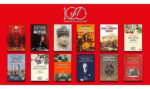 Türkiye İş Bankası Kültür Yayınları'ndan Cumhuriyetin 100. yılına özel seri