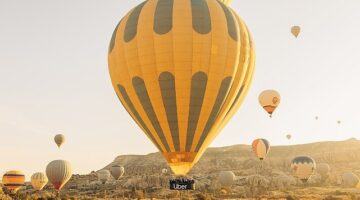 Uber'in dünyada ilk kez sunacağı Uber Balon, Kapadokya'dan havalanıyor