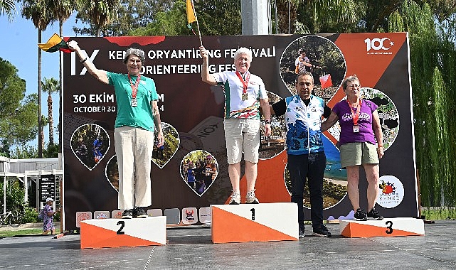 9 Uluslararası Kemer Oryantiring Festivali tamamlandı