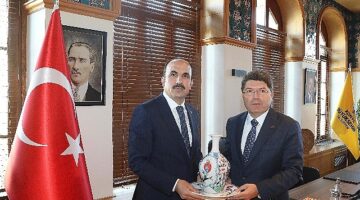Adalet Bakanı Tunç Başkan Altay'ı Ziyaret Etti