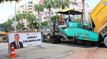 Antalya Büyükşehir'den Portakal Çiçeği caddesine sıcak asfalt