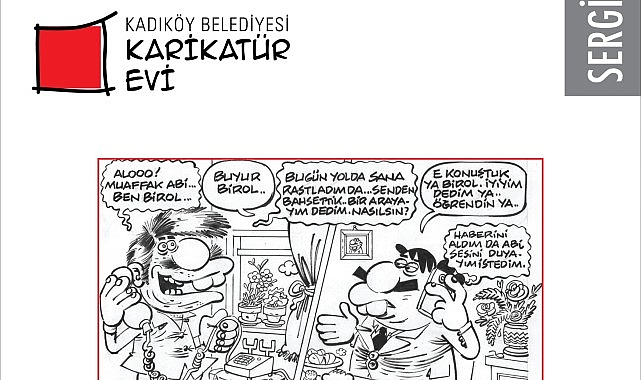 Behiç Pek'in karikatür sergisi, Kadıköy Belediyesi Karikatür Evi'nde açılıyor