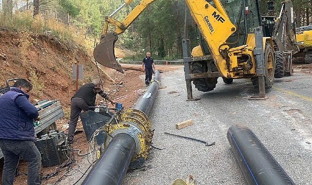 Büyükşehir, Marmaris Bozburun İçme Suyu Projesinde İlk Kazmayı Vurdu