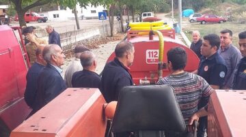 Büyükşehir Milas Korucuk'a Yangın Tankeri Teslim Etti