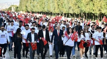 Ege Üniversitesi Heyeti, Cumhuriyetin 100 Yılında Atatürk'ün huzurunda