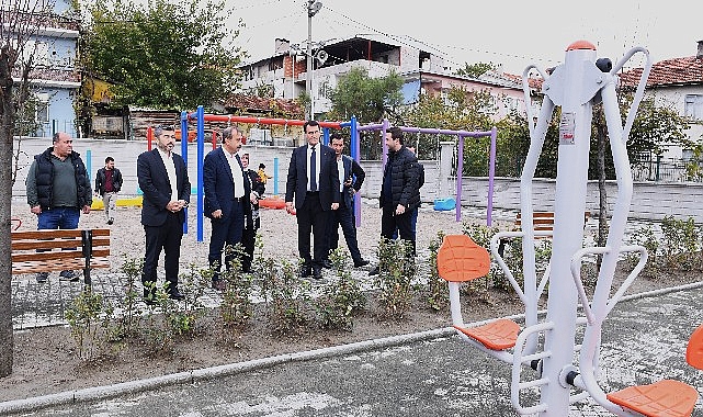 Harmancık ilçesi'nin ilk parkı Osmangazi Belediyesi'nden