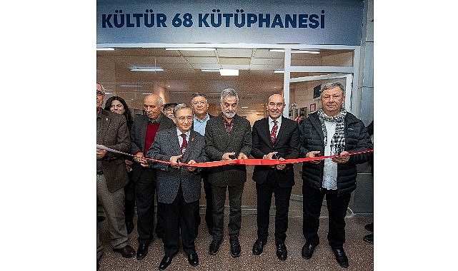 İzmir Büyükşehir Belediyesi'nden gençlere armağan Başkan Soyer Kültür 68 Kütüphanesi'ni hizmete açtı