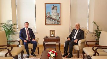 Kazakistan Cumhuriyeti Antalya Başkonsolosu Kanafeyev'den Başkan Gürüne Ziyaret