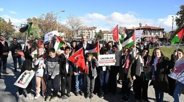 Konya Büyükşehir Belediyesi “Kudüs'ün Çocukları" için basın açıklaması düzenledi