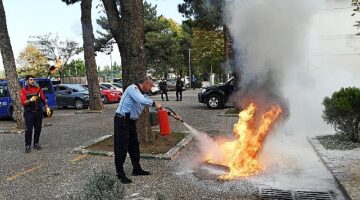 -Osmangazi Belediyesi'nde yangın tatbikatı