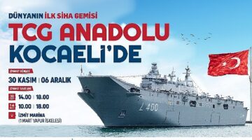 TCG Anadolu, 30 Kasım'da Kocaeli'ye geliyor