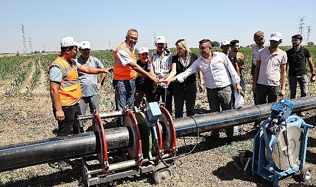 Antalya Büyükşehir Belediyesi sulama projeleri ile çiftçinin yanında