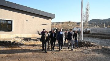 Başkan Altay Bozkır'a Kazandırılan Otogar Binasını ve İtfaiye Merkezini İnceledi