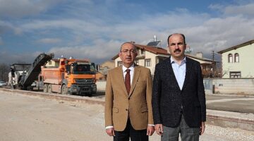 Başkan Altay ve Başkan Kavuş Necmettin Erbakan Caddesi'ni İnceledi
