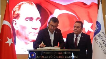 CHP Genel Başkanı Özgür Özel Başkan Muhittin Böcek'i ziyaret etti