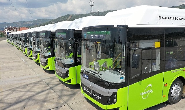 Kocaeli Büyükşehir ulaşım filosuna 70 otobüs daha