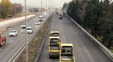 Kocaeli Stadyum yolunda D-100 Ankara yönü asfaltlandı
