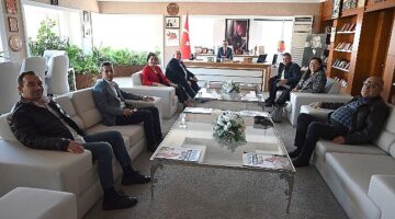 Muratpaşa Belediyesi Aday Adayı Çetin'den Başkan Topaloğlu'na ziyaret
