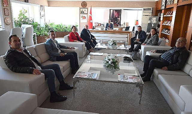 Muratpaşa Belediyesi Aday Adayı Çetin'den Başkan Topaloğlu'na ziyaret