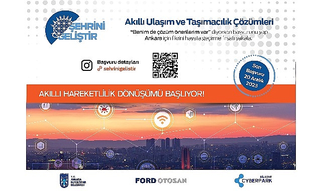 “Şehrini Geliştir Ankara" ile Başkent İçin Akıllı ve Çevreci Ulaşım Çözümleri Aranıyor
