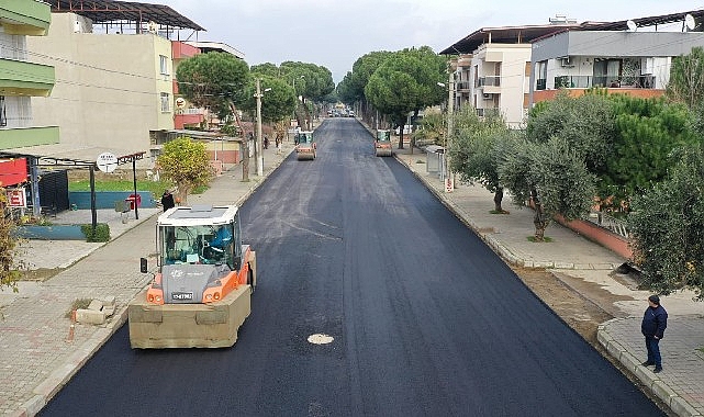 Aydın büyükşehir belediyesi'nden aydın genelinde 21 noktada birden yol yapım çalışması