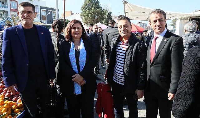 Başkan Çerçioğlu Cumartesi Pazarı'nda vatandaşlarla buluştu