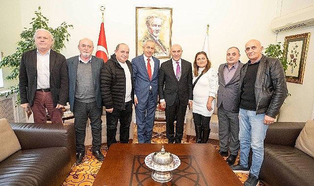 Başkan Soyer'e destek ziyaretleri