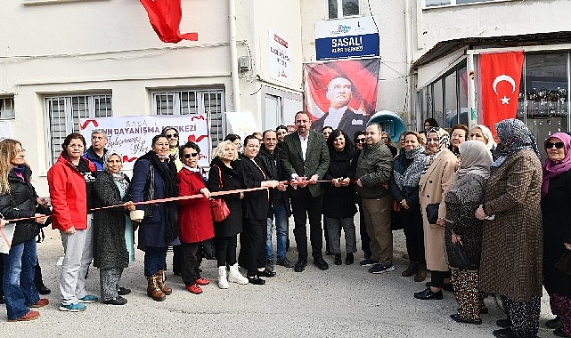 Çiğli Belediyesi 4. Kadın Dayanışma Merkezini Sasalı'da Açtı
