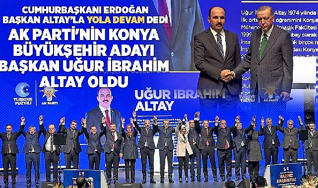 Cumhurbaşkanı Erdoğan Başkan Altay'la “Yola Devam" Dedi