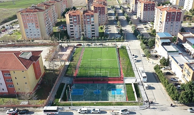 Lüleburgaz Belediyesi'nin yeni spor alanı tamamlandı