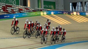 Türkiye Bisiklet Federasyonu Konya Olimpik Velodromunda Pist Bisikleti Temel Eğitim Programı