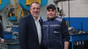 AK Parti Nevşehir Belediye Başkan Adayı Dr. Mehmet Savran, Organize Sanayi Bölgesi'ndeki ziyaretlerini sürdürdü
