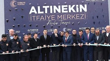 Başkan Altay Altınekin'e Kazandırılan İtfaiye Merkezinin Açılışını Yaptı