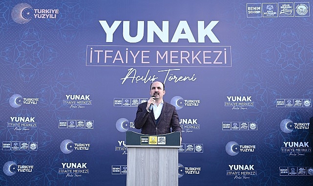 Başkan Altay Yunak ve Tuzlukçu'da Vatandaşlarla Buluştu; Yunak İtfaiye Merkezi'ni Açtı
